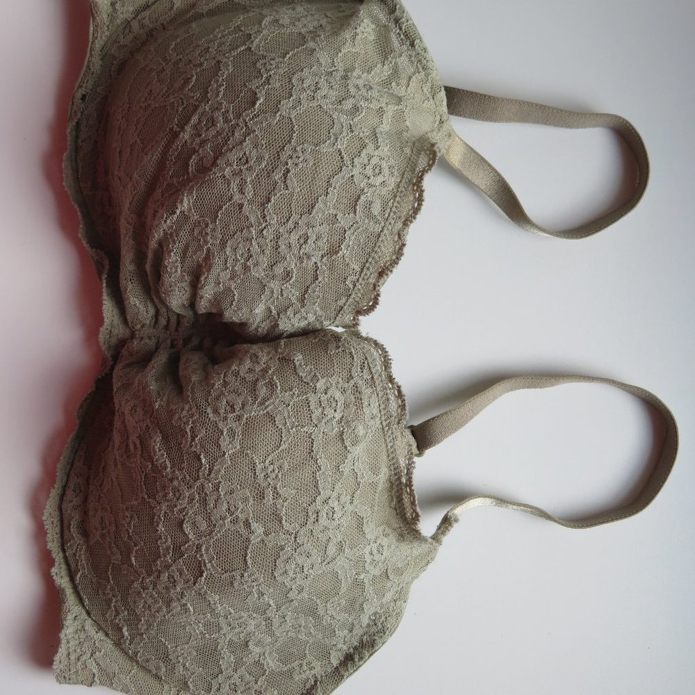 Army Green Lace Victoria's Secret Bra